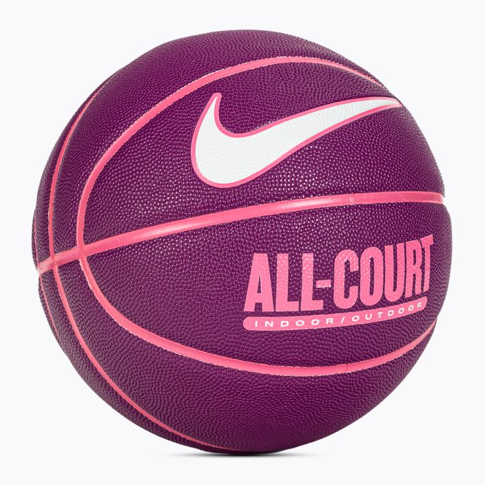 Piłka do koszykówki Nike Everyday All Court 8P Deflated viotech/pinksicle/white rozmiar 7 2