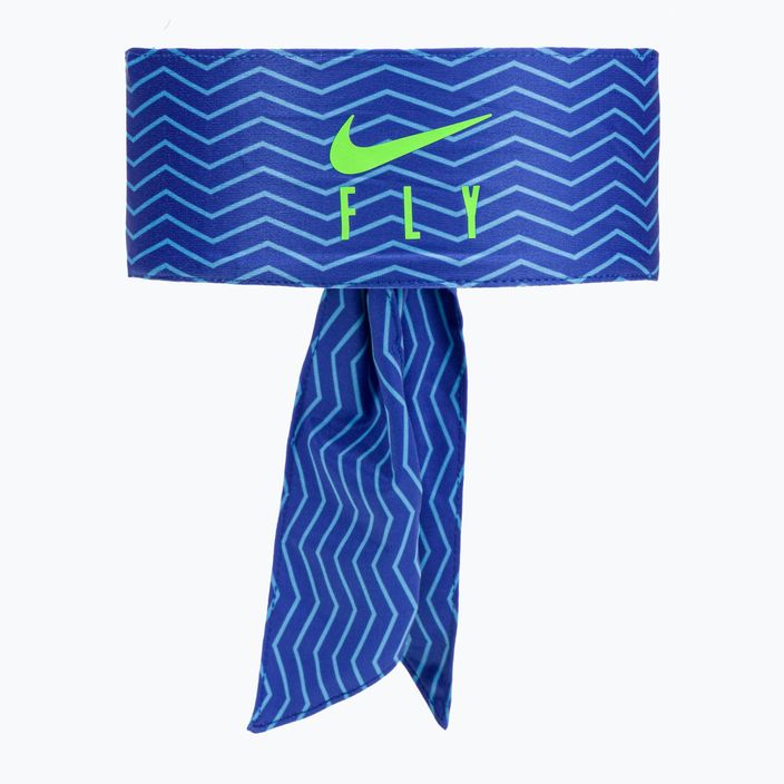 Opaska na głowę Nike Head Tie Fly Graphic game royal/baltic blue/green strike