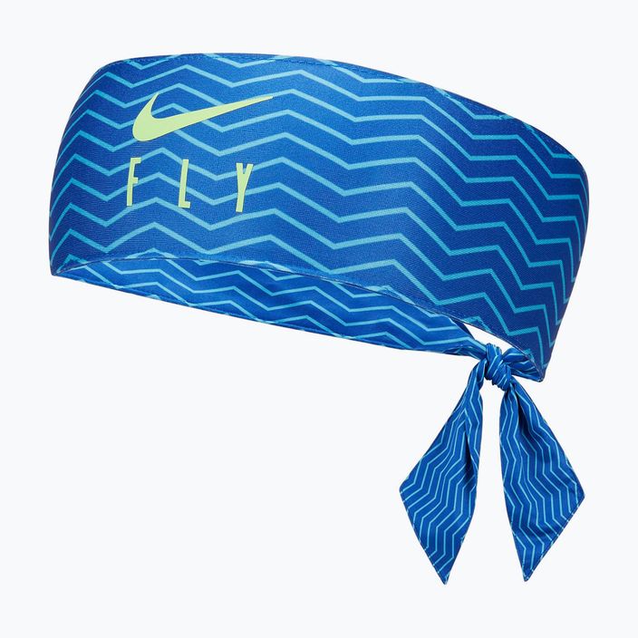 Opaska na głowę Nike Head Tie Fly Graphic game royal/baltic blue/green strike 3