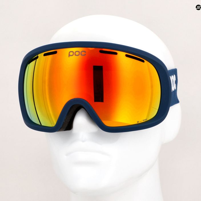 Gogle narciarskie POC Fovea lead blue/partly sunny orange 10