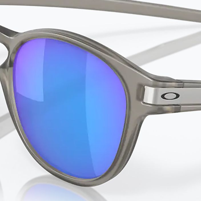 Okulary przeciwsłoneczne Oakley Latch matte grey ink/prizm sapphire polarized 11