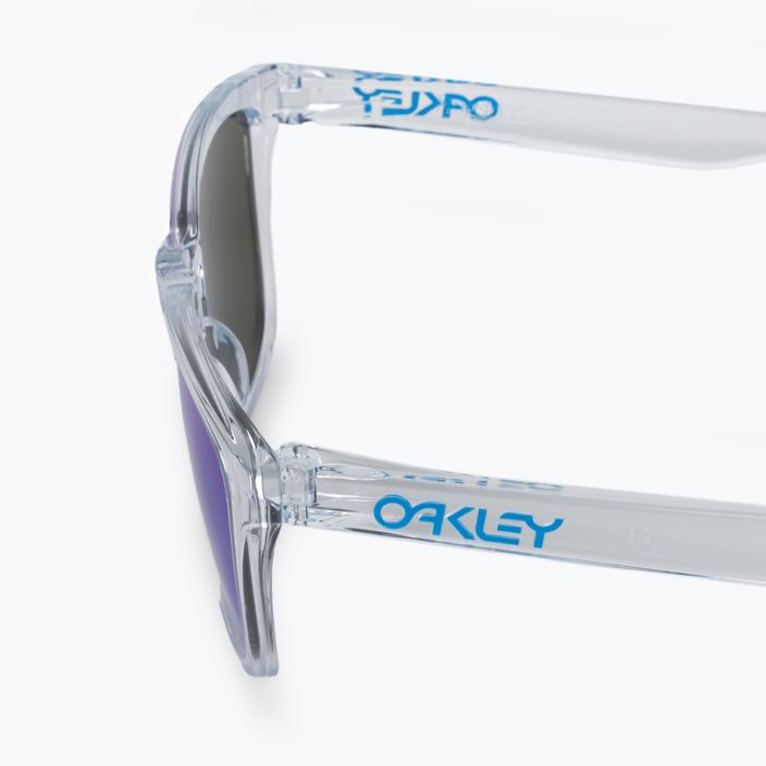 Okulary przeciwsłoneczne Oakley Frogskins crystal clear/prizm sapphire 4