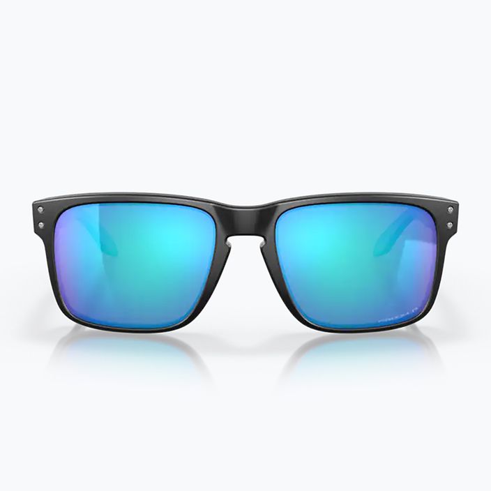 Okulary przeciwsłoneczne Oakley Holbrook matte black/prizm sapphire polarized 7