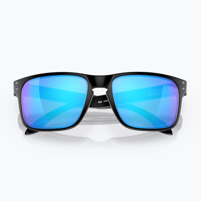 Okulary przeciwsłoneczne Oakley Holbrook matte black/prizm sapphire polarized 10