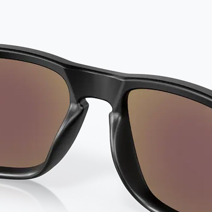 Okulary przeciwsłoneczne Oakley Holbrook matte black/prizm sapphire polarized 12