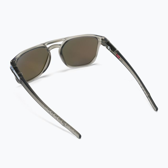 Okulary przeciwsłoneczne Oakley Latch Beta matte grey ink/prizm sapphire polarized 2