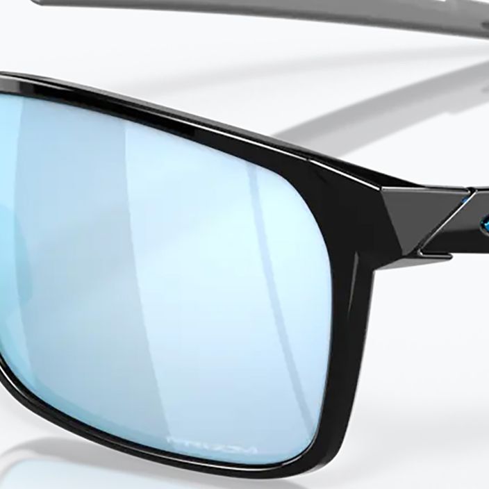 Okulary przeciwsłoneczne Oakley Portal X polished black/prizm deep water polarized 11