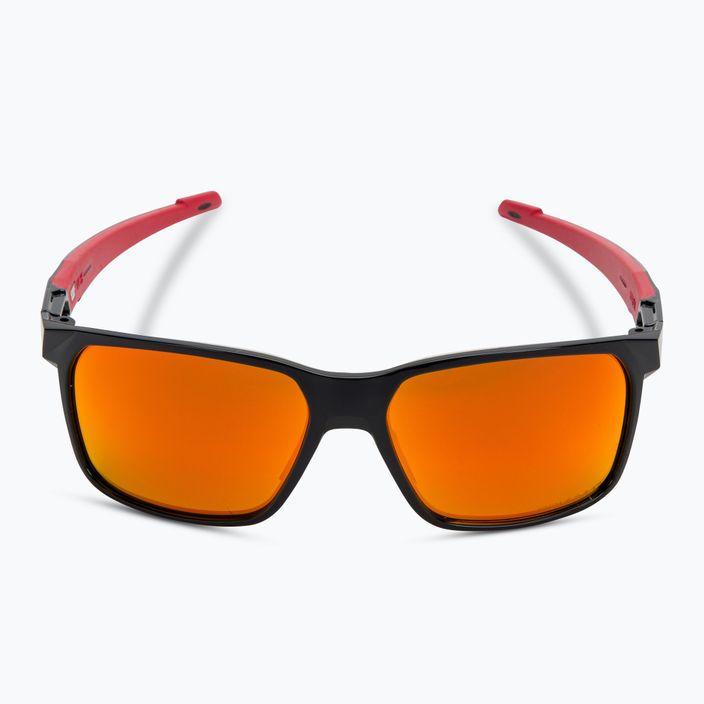 Okulary przeciwsłoneczne Oakley Portal X polished black/prizm ruby polarized 3