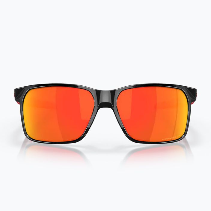 Okulary przeciwsłoneczne Oakley Portal X polished black/prizm ruby polarized 7