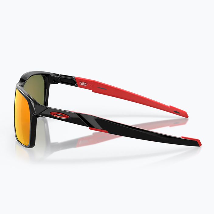 Okulary przeciwsłoneczne Oakley Portal X polished black/prizm ruby polarized 8