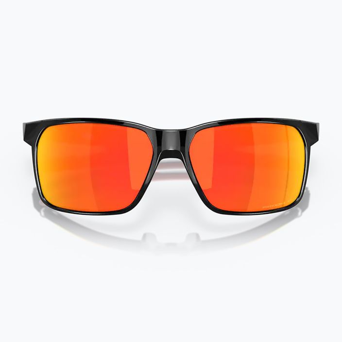 Okulary przeciwsłoneczne Oakley Portal X polished black/prizm ruby polarized 10