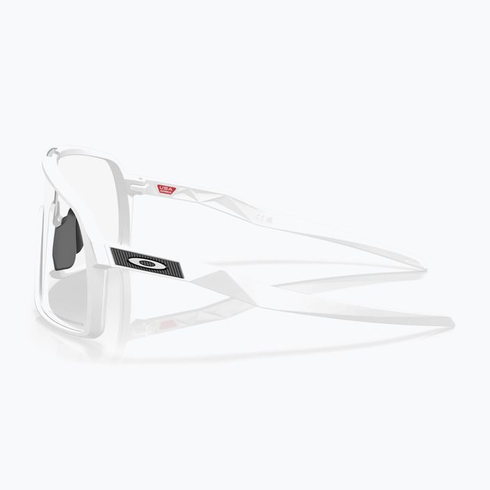 Okulary przeciwsłoneczne Oakley Sutro matte white/clear to black photochromic 8