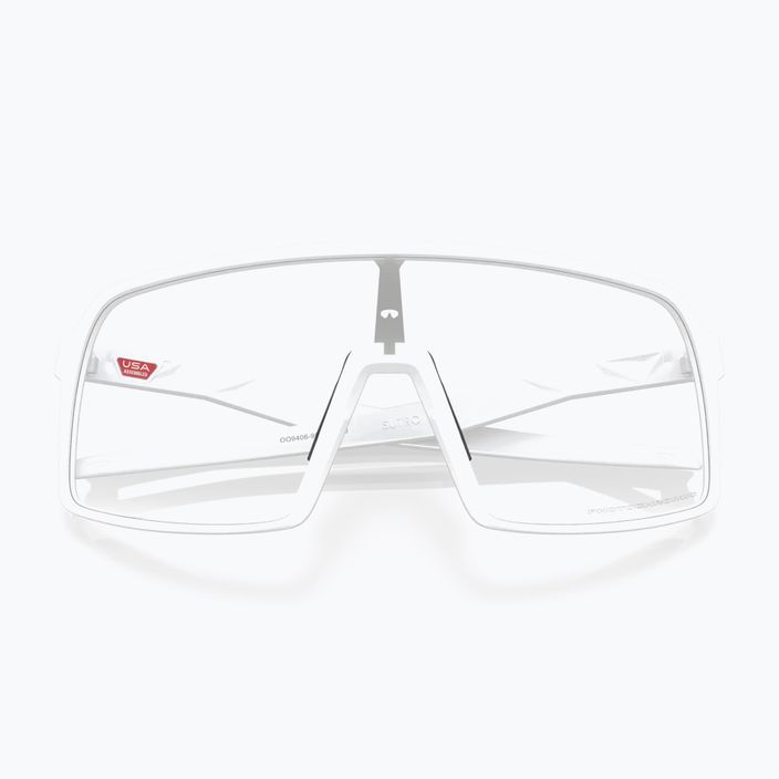 Okulary przeciwsłoneczne Oakley Sutro matte white/clear to black photochromic 9