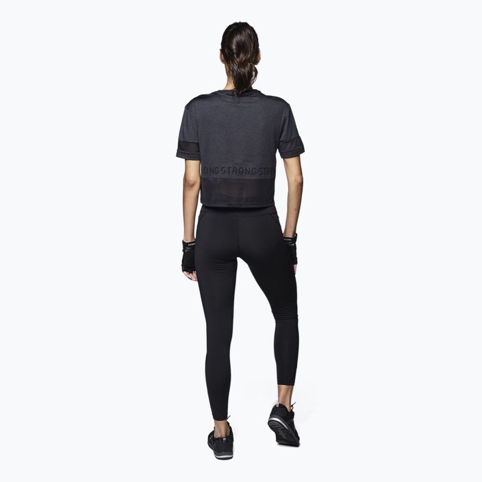 Koszulka treningowa damska STRONG ID Varsity Style Knit czarna 4