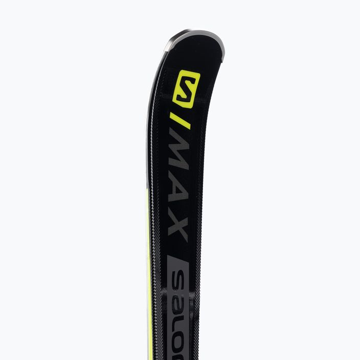 Narty zjazdowe Salomon S/MAX 10 + wiązania E Z12 GW black/yellow 8