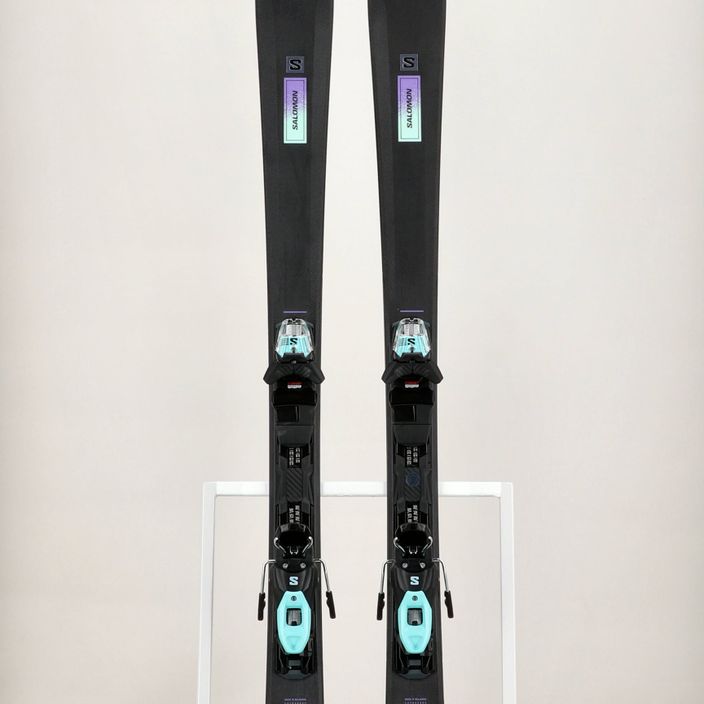 Narty zjazdowe damskie Salomon S/Max N6 XT + wiązania M10 GW black/paisley purple/beach glass 13