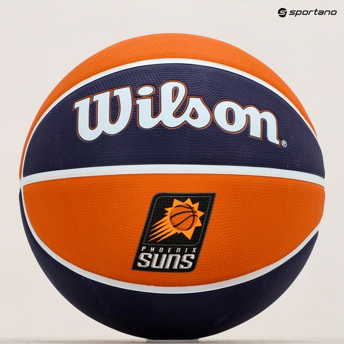 Piłka do koszykówki Wilson NBA Team Tribute Phoenix Suns violet rozmiar 7 4