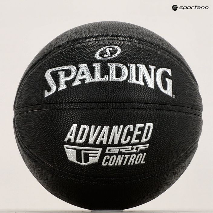 Piłka do koszykówki Spalding Advanced Grip Control czarna rozmiar 7 5