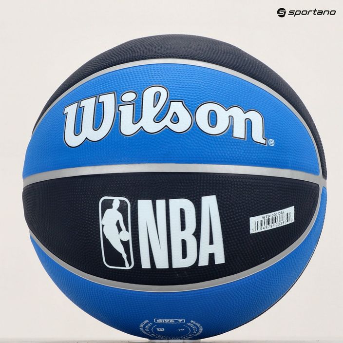 Piłka do koszykówki Wilson NBA Team Tribute Dallas Mavericks blue rozmiar 7 7