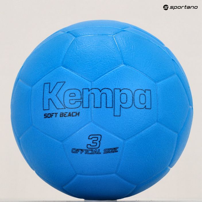 Piłka do piłki ręcznej Kempa Soft neonowa niebieska rozmiar 3 6