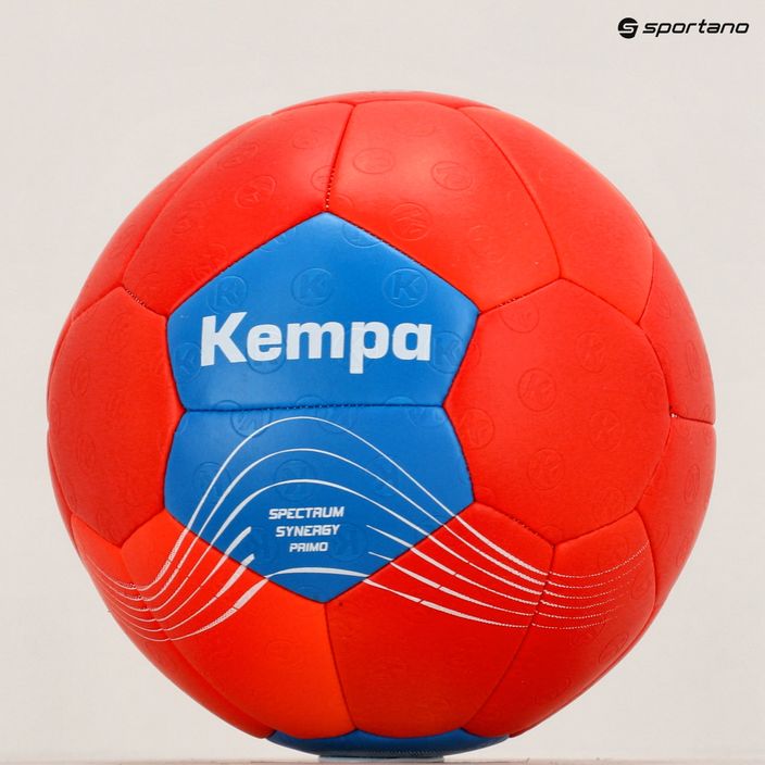 Piłka do piłki ręcznej Kempa Spectrum Synergy Primo czerwona/niebieska rozmiar 1 6