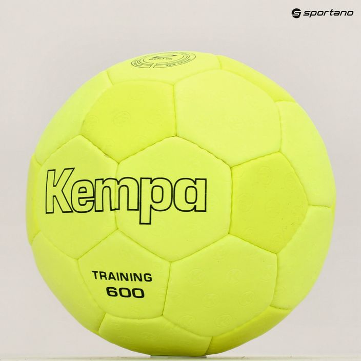 Piłka do piłki ręcznej Kempa Training 600 neonowa żółta rozmiar 2 6