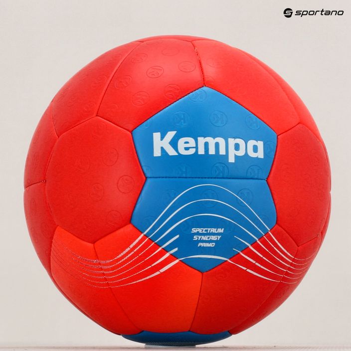 Piłka do piłki ręcznej Kempa Spectrum Synergy Primo czerwona/niebieska rozmiar 3 6