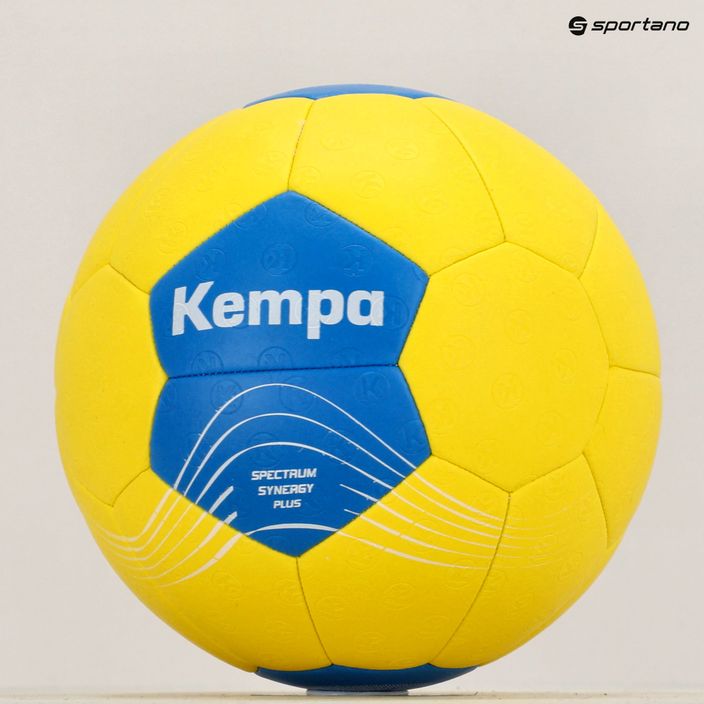 Piłka do piłki ręcznej Kempa Spectrum Synergy Plus żółta/niebieska rozmiar 3 7