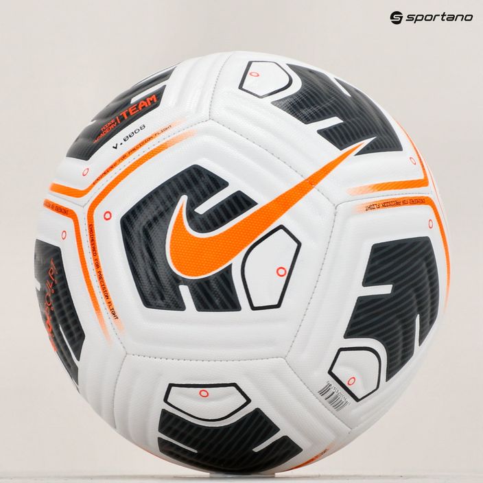 Piłka do piłki nożnej Nike Academy Team white/black/total orange rozmiar 3 6