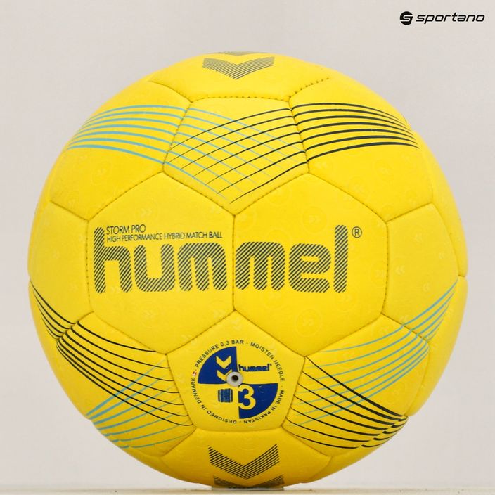 Piłka do piłki ręcznej Hummel Strom Pro HB yellow/blue/marine rozmiar 3 11