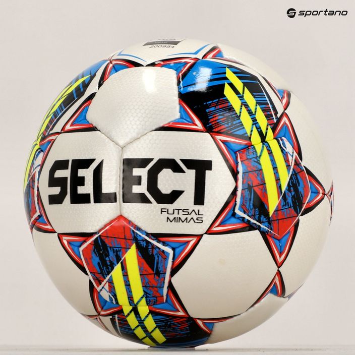 Piłka do piłki nożnej SELECT Futsal Mimas V22 biała 310016 rozmiar 4 5