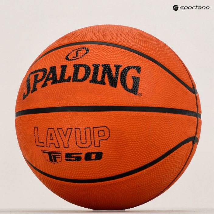 Piłka do koszykówki Spalding TF-50 Layup pomarańczowa 5