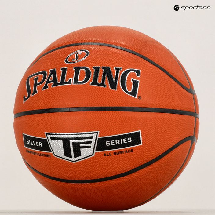 Piłka do koszykówki Spalding Silver TF pomarańczowa rozmiar 7 5