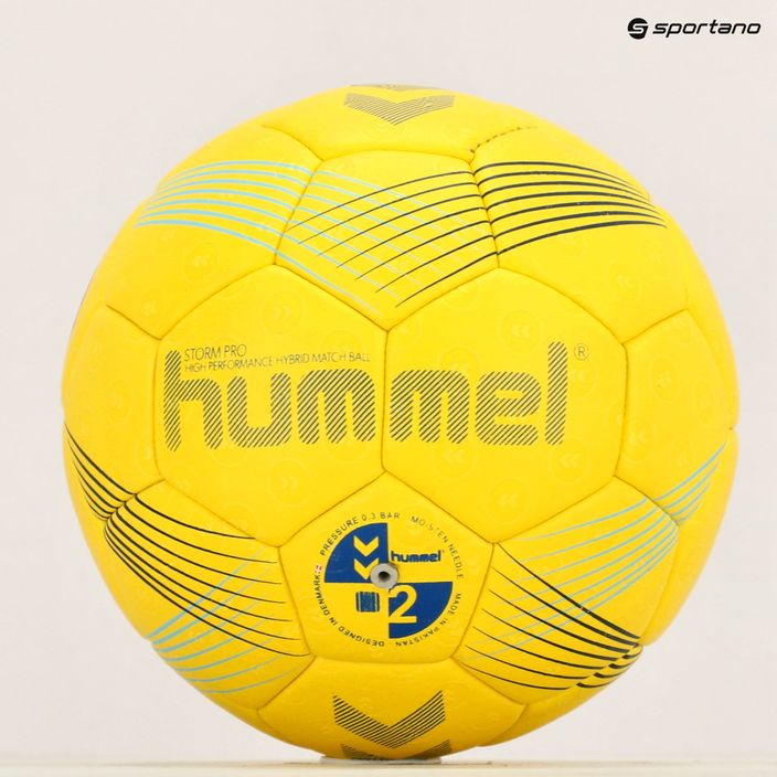 Piłka do piłki ręcznej Hummel Strom Pro HB yellow/blue/marine rozmiar 2 11