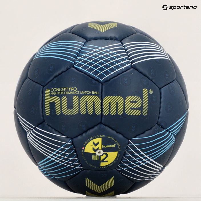 Piłka do piłki ręcznej Hummel Concept Pro HB marine/yellow rozmiar 2 5