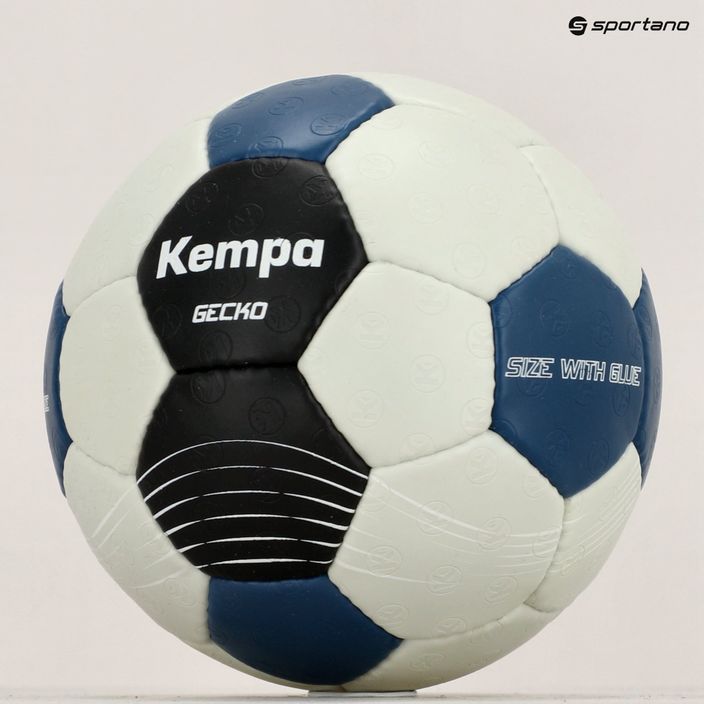 Piłka do piłki ręcznej Kempa Gecko szara/niebieska rozmiar 2 6