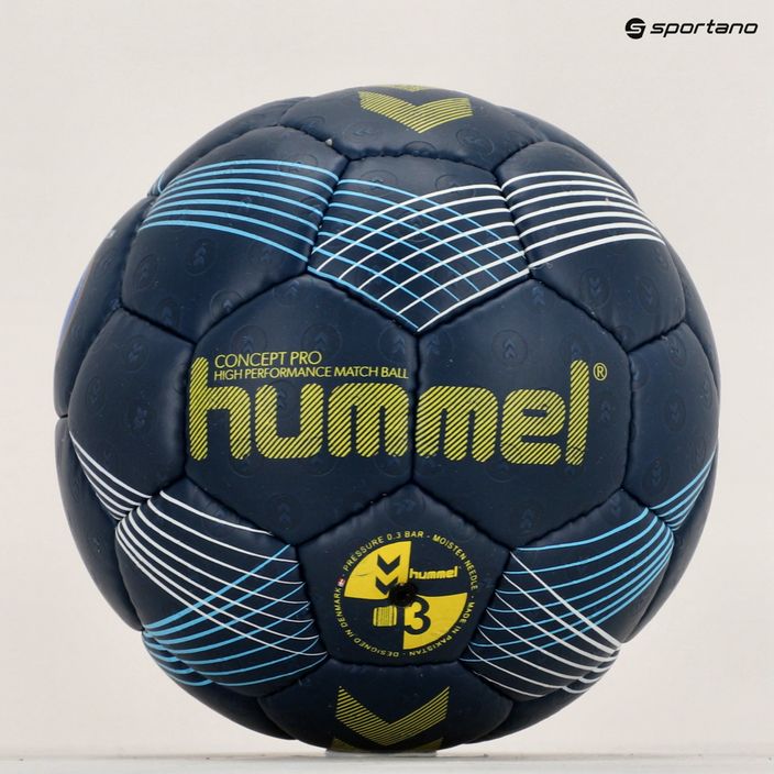Piłka do piłki ręcznej Hummel Concept Pro HB marine/yellow rozmiar 3 5