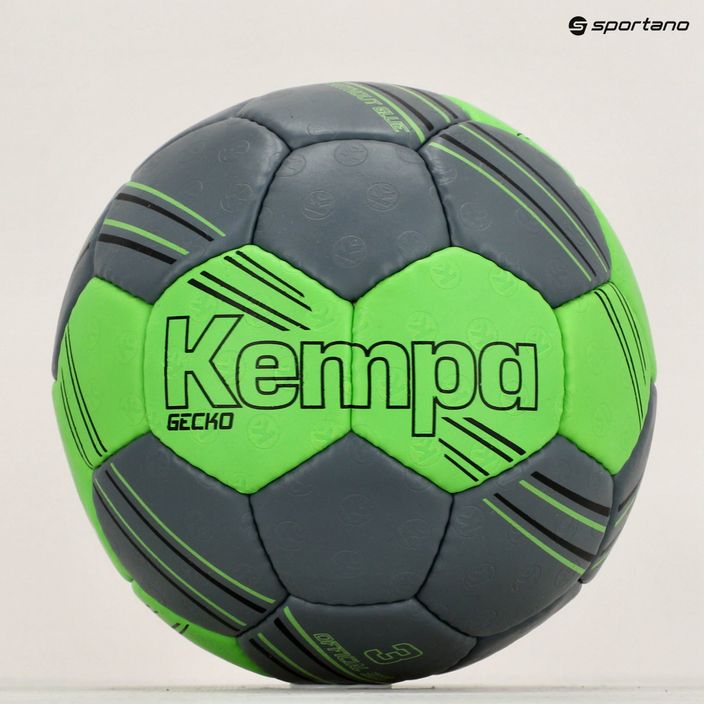 Piłka do piłki ręcznej Kempa Gecko zielona/antracytowa rozmiar 3 7