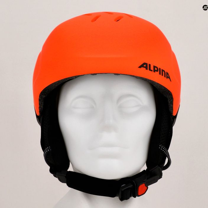 Kask narciarski dziecięcy Alpina Pizi neon/orange matt 14