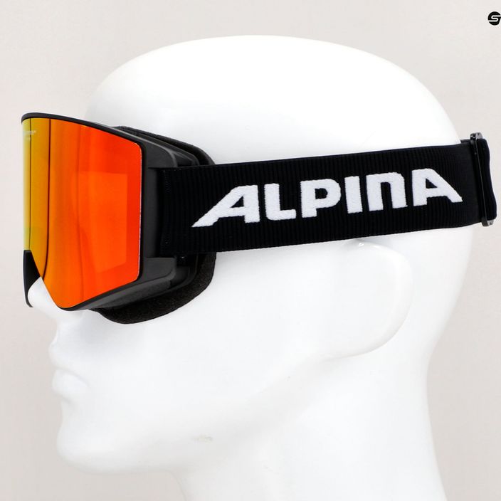 Gogle narciarskie Alpina Narkoja Q-Lite black/orange 5