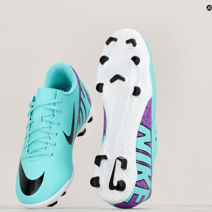 Buty piłkarskie dziecięce Nike JR Mercurial Zoom Vapor 15 FG/MG hyper turquoise/black/ white/fuchsia dream 8