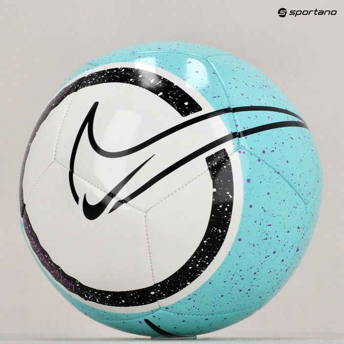 Piłka do piłki nożnej dziecięca Nike Phantom HO23 hyper turquoise/white/fuchsia dream/black rozmiar 4 5
