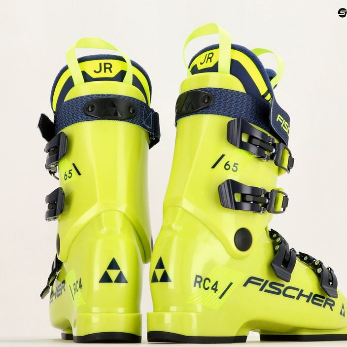 Buty narciarskie dziecięce Fischer RC4 65 JR yellow/yellow 12
