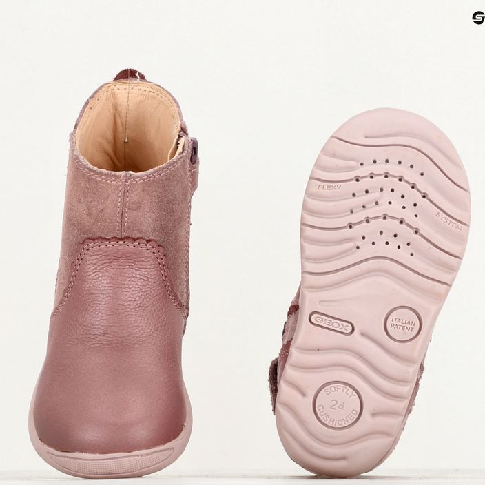 Buty dziecięce Geox Macchia pink 15
