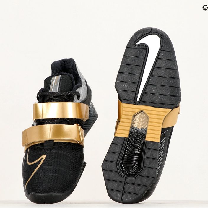Buty do podnoszenia ciężarów Nike Romaleos 4 black/metallic gold white 8