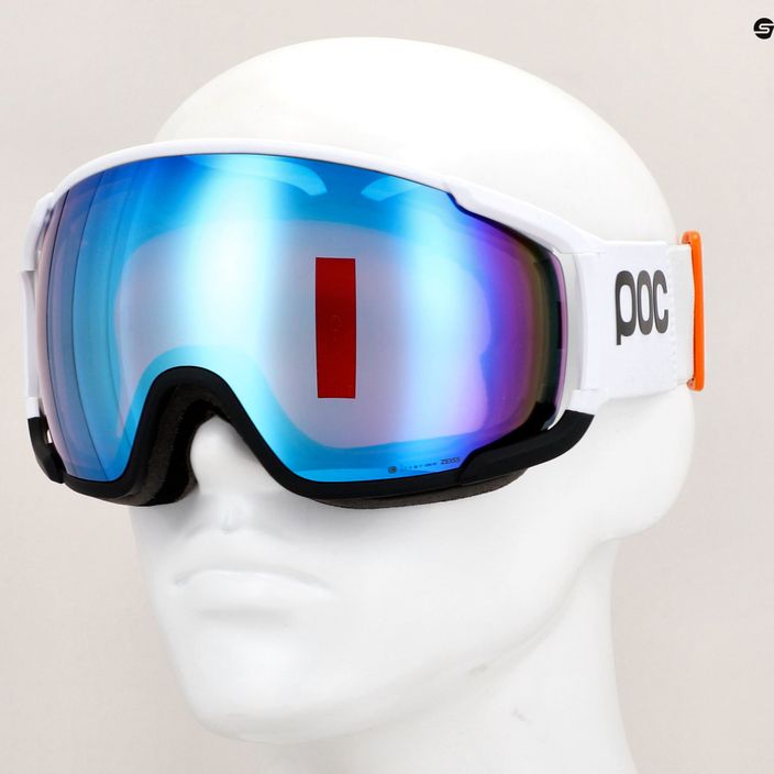 Gogle narciarskie POC Zonula Race hydrogen white/black/partly blue 6