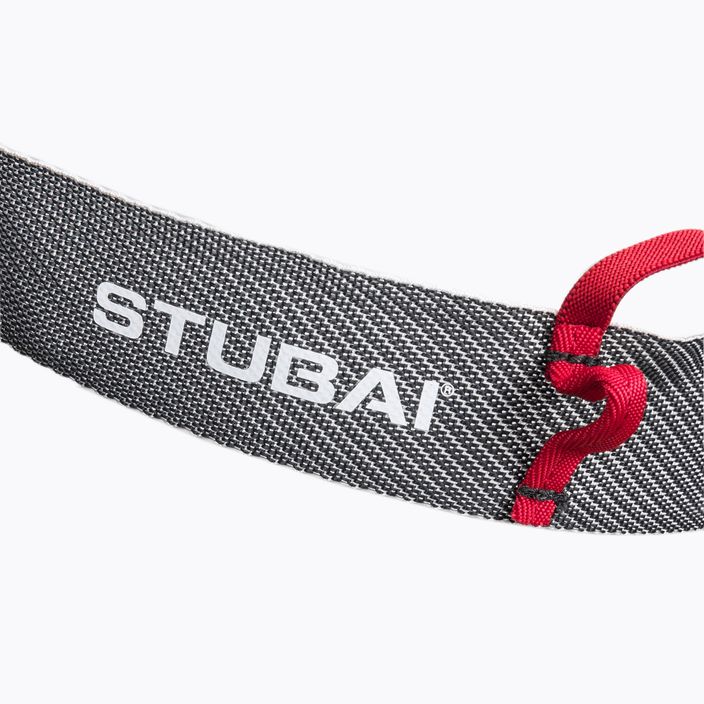 Uprząż wspinaczkowa STUBAI Lux Lightweight biała/czerwona 4