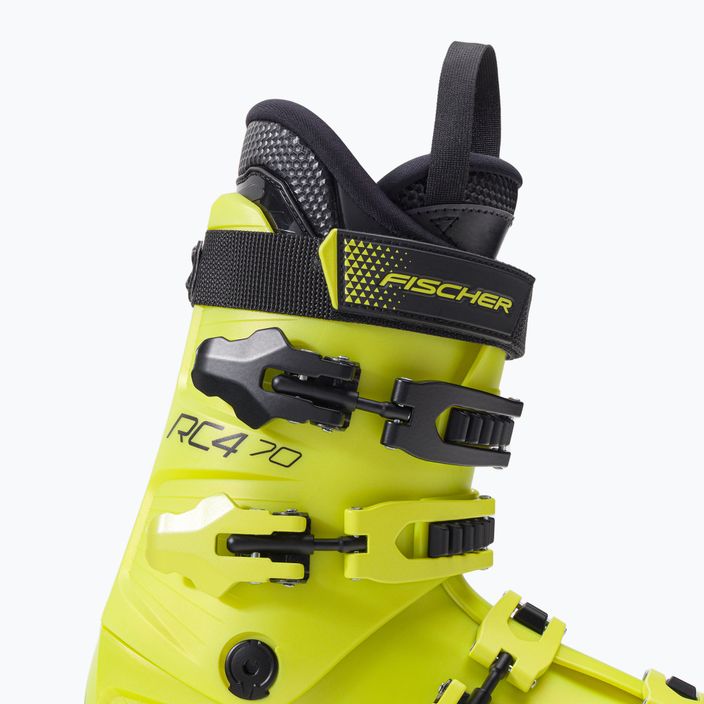 Buty narciarskie dziecięce Fischer RC4 70 JR yellow/yellow 7