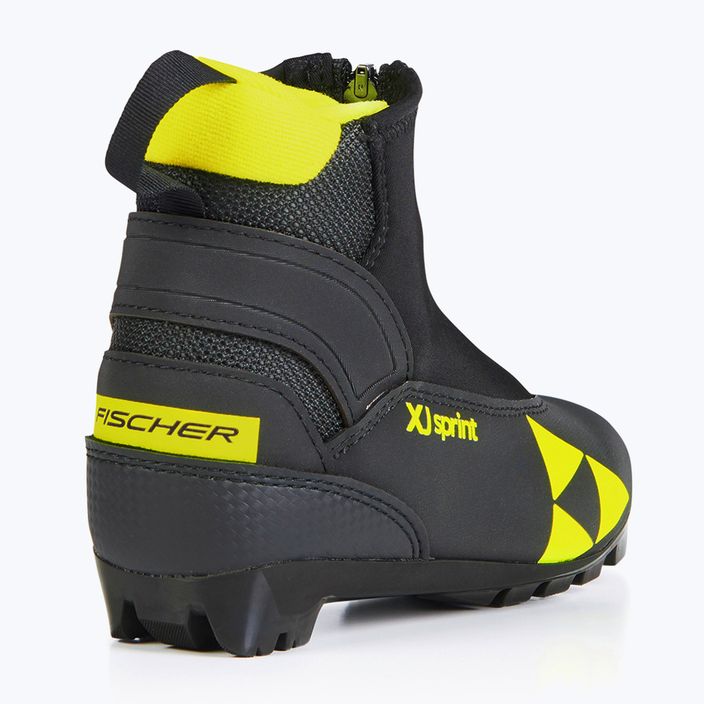 Buty do nart biegowych dziecięce Fischer XJ Sprint black/yellow 13