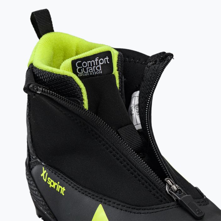 Buty do nart biegowych dziecięce Fischer XJ Sprint black/yellow 8